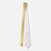 Satin Squares - goud Stropdas (Achterkant)