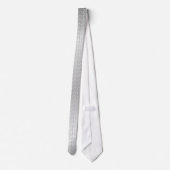 Satin Squares - Zilver Stropdas (Achterkant)