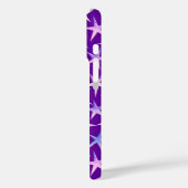 Satin sterren, lavender op paars Case-Mate iPhone case (Achterkant / Links)
