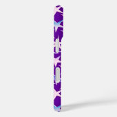 Satin sterren, lavender op paars Case-Mate iPhone case (Achterkant / Rechts)