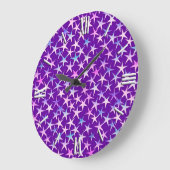 Satin sterren, lavender op paars grote klok (Hoek)