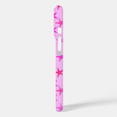Satin sterren, orchidee op bleek roze Case-Mate iPhone case (Achterkant / Links)
