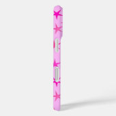 Satin sterren, orchidee op bleek roze Case-Mate iPhone case (Achterkant / Rechts)