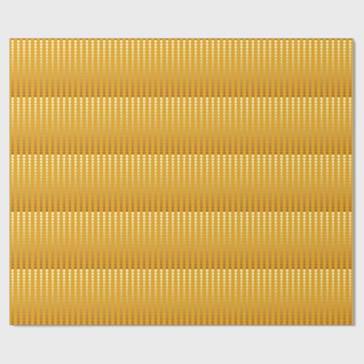 Satin stippen - goud en mosterd cadeaupapier (Vlak)
