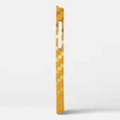 Satin stippen - goud en mosterd Case-Mate iPhone case (Achterkant / Links)