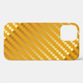 Satin stippen - goud en mosterd Case-Mate iPhone case (Achterkant (horizontaal))