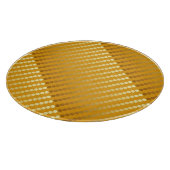 Satin stippen - goud en mosterd snijplank (Hoek)