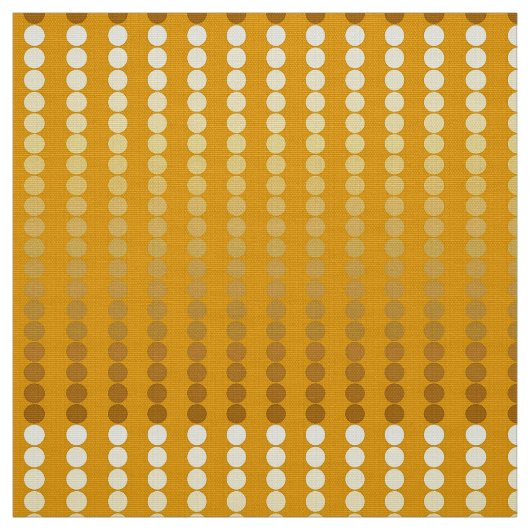 Satin stippen - goud en mosterd stof (Swatch)