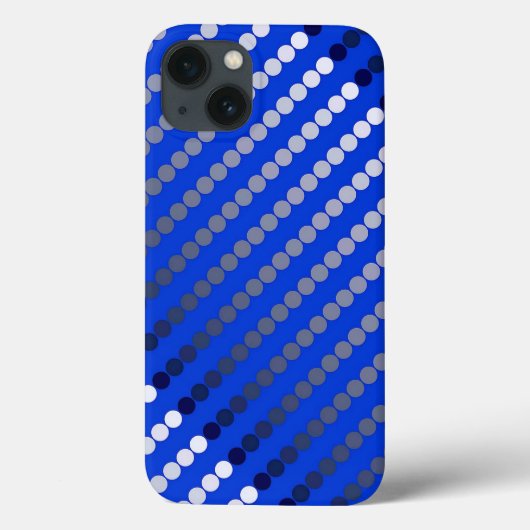 Satin-stippen - kobalt blauw en wieg Case-Mate iPhone case (Achterkant)