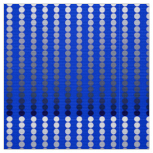 Satin-stippen - kobalt blauw en wieg stof