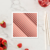 Satin stippen - koraal en tin servetten (Insitu)