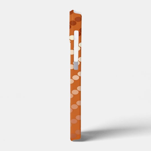 Satin-stippen - roest en koper Case-Mate iPhone case (Achterkant / Links)