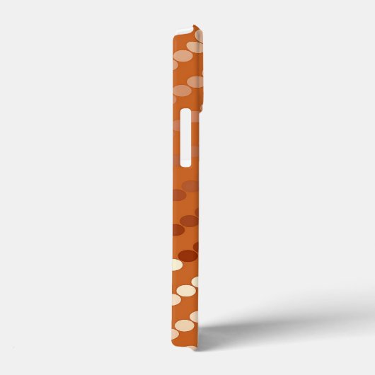 Satin-stippen - roest en koper Case-Mate iPhone case (Achterkant / Rechts)