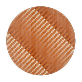 Satin-stippen - roest en koper snijplank (Voorkant)