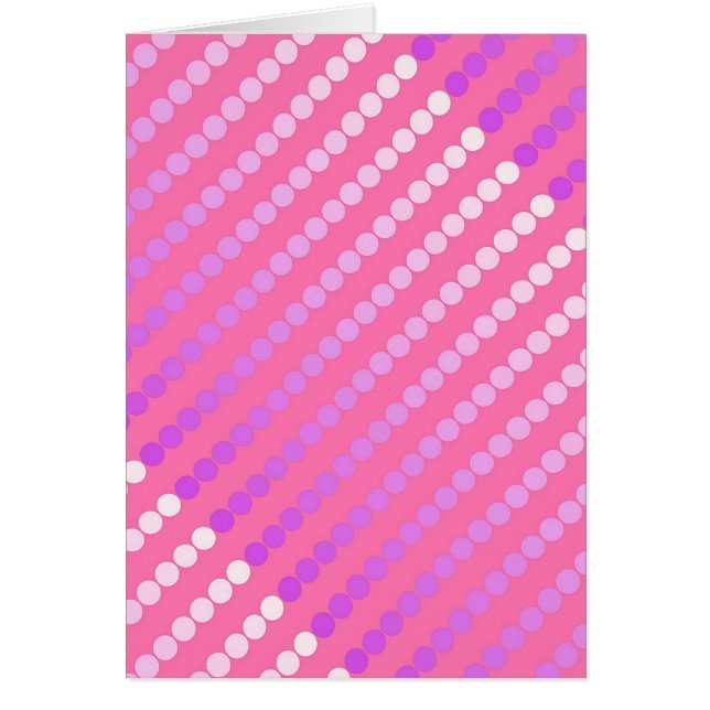 Satin stippen - roze en orchidee (Voorkant)