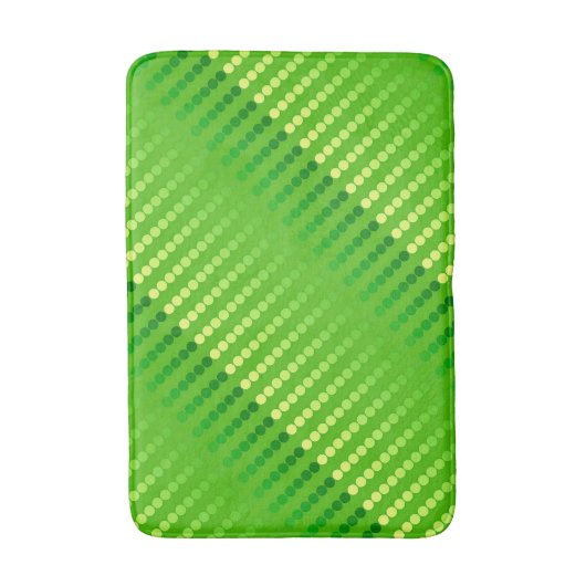 Satin-stippen - schoppen van kalkgroen badmat (Voorkant Verticaal)