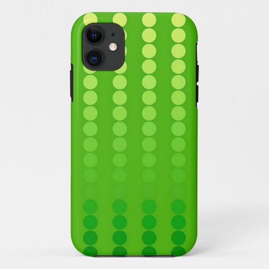 Satin-stippen - schoppen van kalkgroen Case-Mate iPhone case (Achterkant)