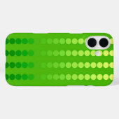 Satin-stippen - schoppen van kalkgroen Case-Mate iPhone case (Achterkant (horizontaal))