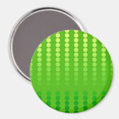 Satin-stippen - schoppen van kalkgroen magneet (Voorkant / Achterkant)