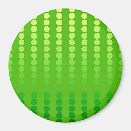 Satin-stippen - schoppen van kalkgroen magneet (Voorkant)