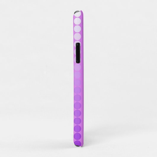 Satin-stippen - schoppen van orchidee Case-Mate iPhone case (Achterkant/rechts)