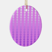 Satin-stippen - schoppen van orchidee keramisch ornament (Rechts)
