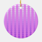 Satin-stippen - schoppen van orchidee keramisch ornament (Achterkant)