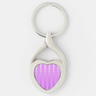 Satin-stippen - schoppen van orchidee sleutelhanger