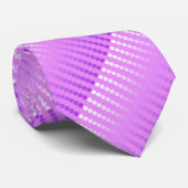 Satin-stippen - schoppen van orchidee stropdas (Opgerold)