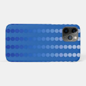 Satin-stippen - staalschoppen blauw Case-Mate iPhone case (Achterkant (horizontaal))