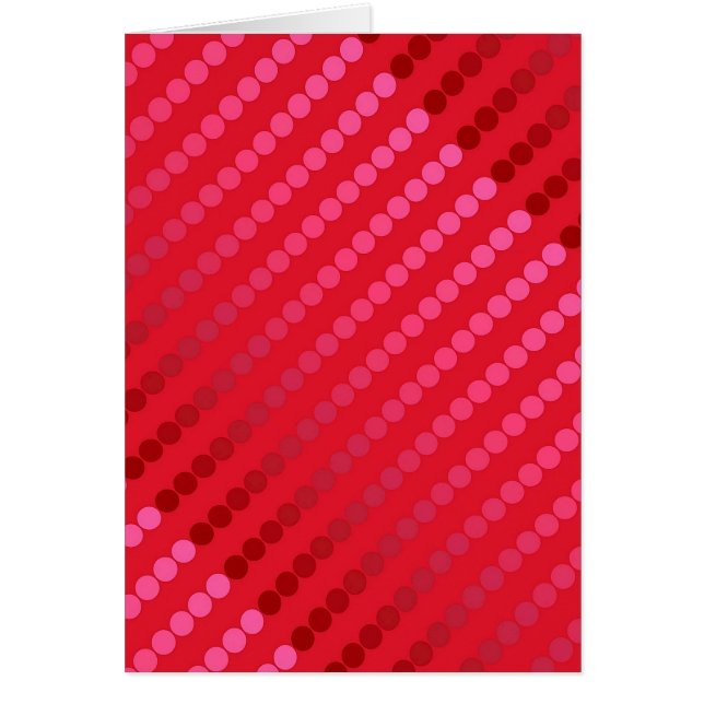 Satin-stippen - tinten van diep rood (Voorkant)