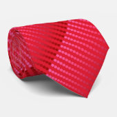 Satin-stippen - tinten van diep rood stropdas (Opgerold)
