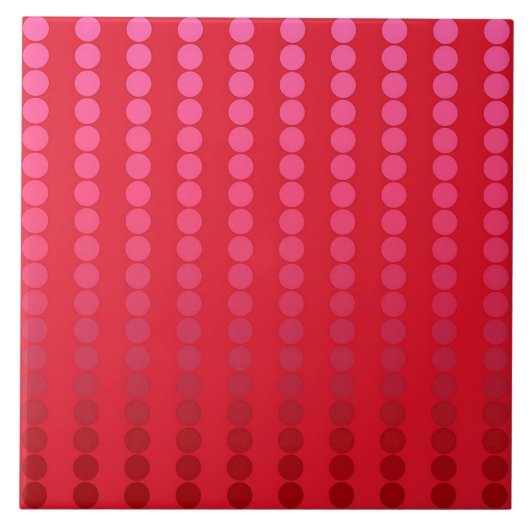 Satin-stippen - tinten van diep rood tegeltje (Voorkant)