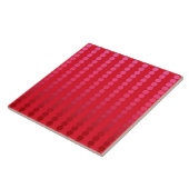 Satin-stippen - tinten van diep rood tegeltje (Zijkant)