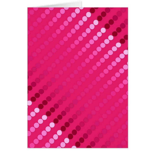 Satin stippen - tinten van fuchsia roze (Voorkant)