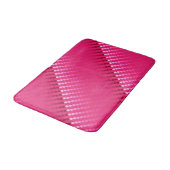 Satin stippen - tinten van fuchsia roze badmat (Gekanteld)