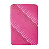 Satin stippen - tinten van fuchsia roze badmat (Voorkant Verticaal)