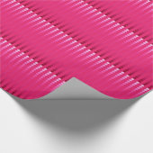 Satin stippen - tinten van fuchsia roze cadeaupapier (Hoek)