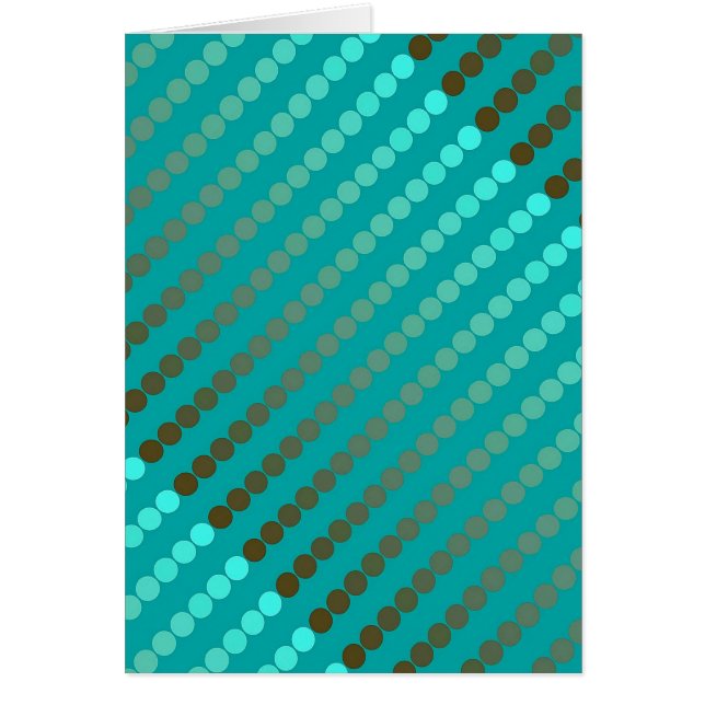 Satin stippen - turquoise en tin-grijs (Voorkant)