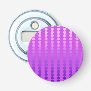 Satin-stippen - violet en orchidee button flesopener