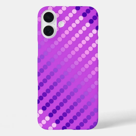 Satin-stippen - violet en orchidee Case-Mate iPhone case (Achterkant)