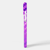 Satin-stippen - violet en orchidee Case-Mate iPhone case (Achterkant / Links)