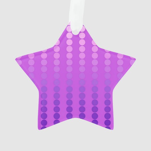 Satin-stippen - violet en orchidee ornament (achterkant)