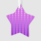 Satin-stippen - violet en orchidee ornament (voorkant)