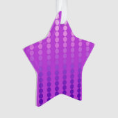 Satin-stippen - violet en orchidee ornament (voorkant)