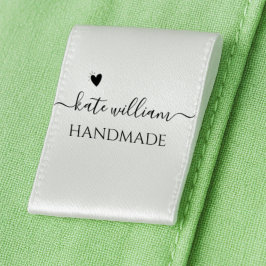 Satin stof labels voor handgemaakte artikelen satijnen lint