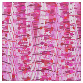 Satin Stripes en Stippen Abstract, Fuchsia roze Stof (Close Up)