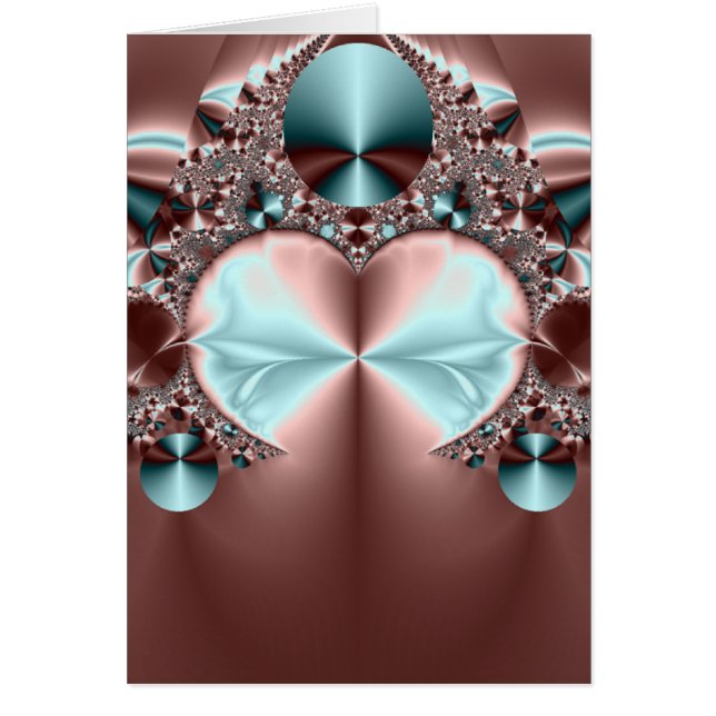 Satin-vellen ledige kaart (Voorkant)