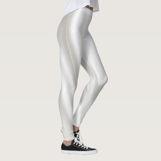 Satin White Leggings (Rechts)
