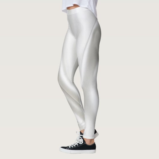 Satin White Leggings (Links)
